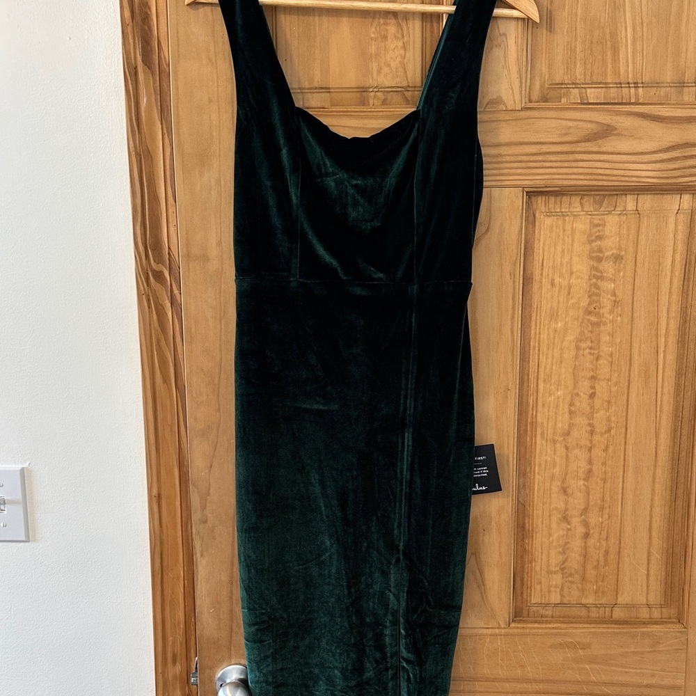 Elegant Black Velvet Dress